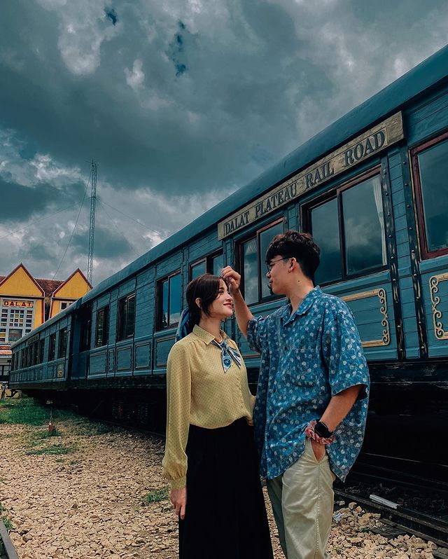 Không gian Ga Đà Lạt tour Tết Đà Lạt 4N3Đ