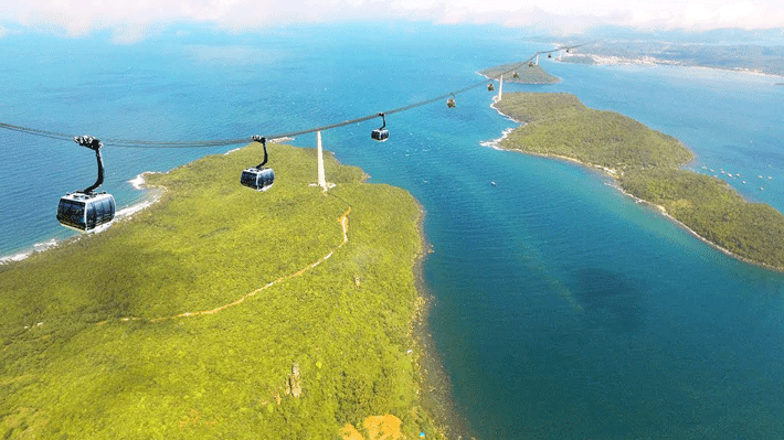 Cáp treo Hòn Thơm tour Tết Nguyên Đán 2025