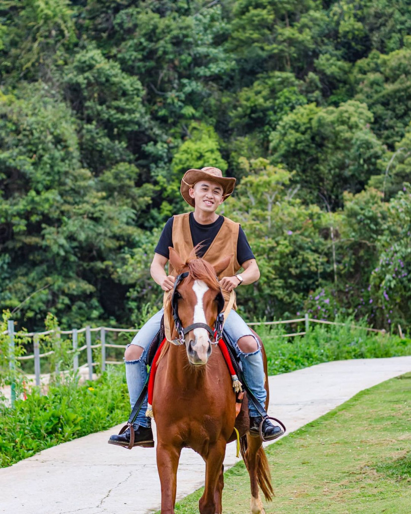 Lững thững trên lưng ngựa. Ảnh: wonderlanddalat