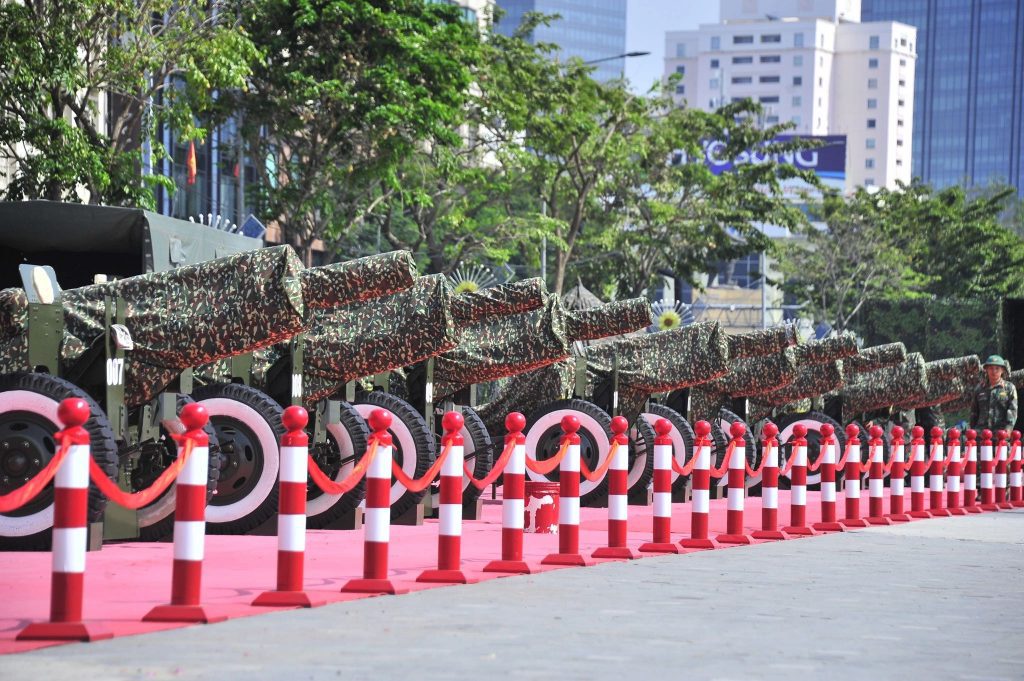 Những khẩu pháo chuẩn bị cho đại lễ TP.HCM dịp lễ 30/4