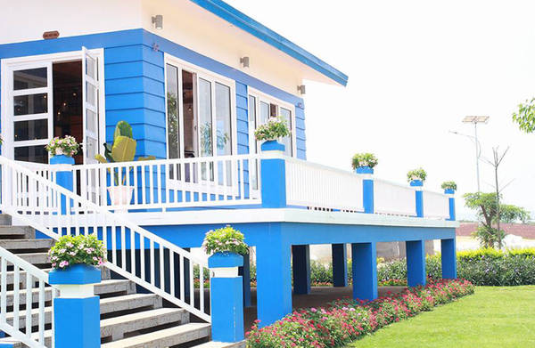Nhà đón tiếp khách tại trang trại bò sữa Đà Lạt