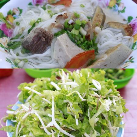 Đừng quên thưởng thức món bún cá ngon "quên lối về" ngay trước bến Tàu. Món này ăn kèm với rau xà lách thái vụn theo kiểu người Khánh Hòa, mắm tỏi và ớt xanh mới đúng điệu.
