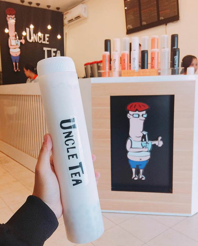 Nhiều mẫu bình dễ thương từ trào lưu mua nước tặng bình Uncle Tea