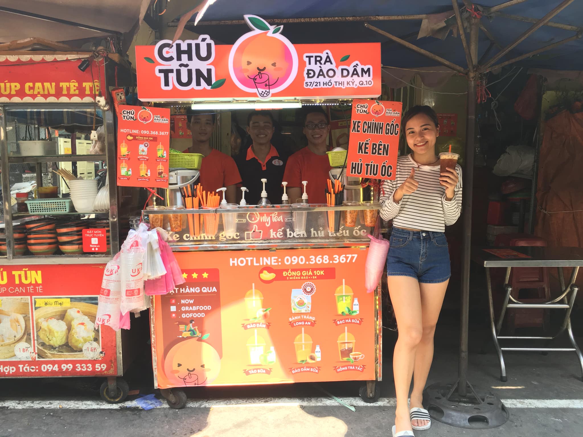 Ảnh: Fb Trà Đào Dầm Chú Tũn Chính Gốc.