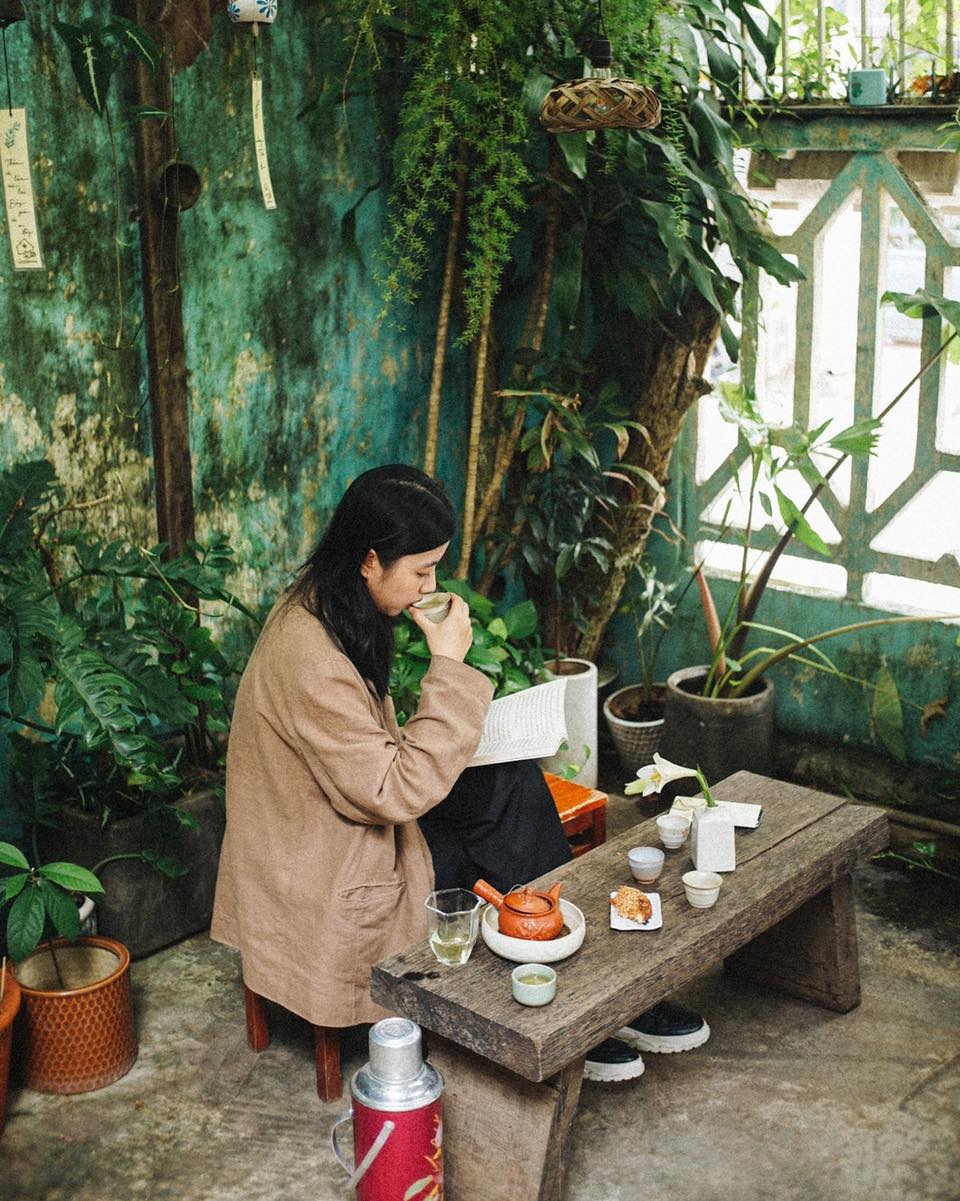 Không gian quán cafe Đà Nẵng Trà quán Góc Nhà Tụi Mình