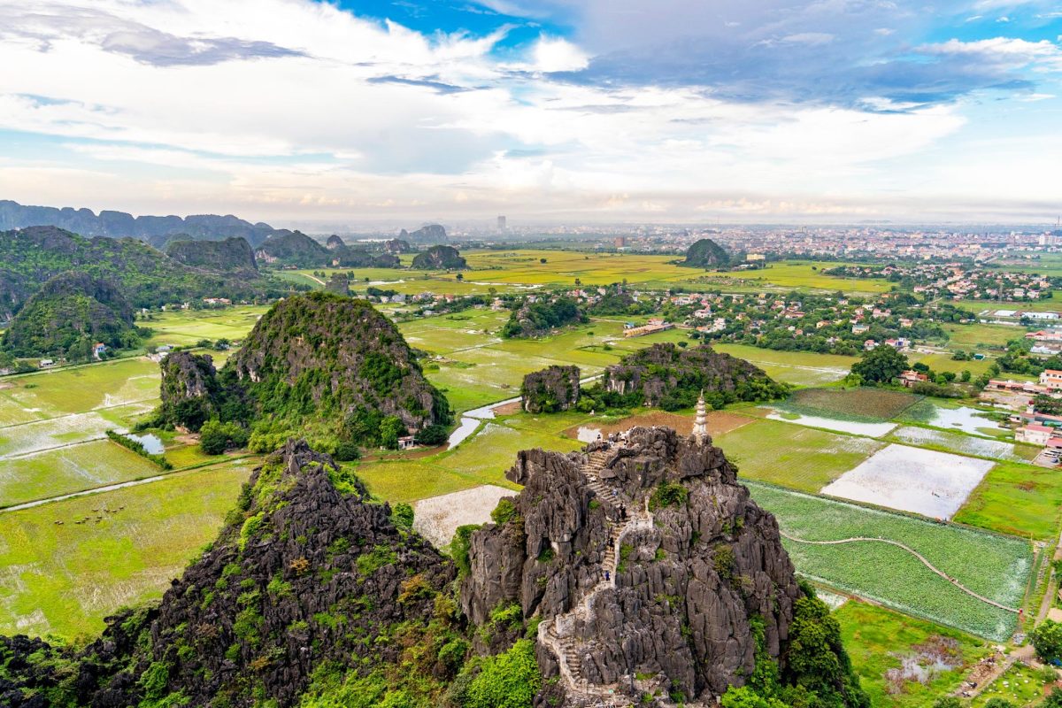 Tràng An Ninh Bình nhìn từ trên cao