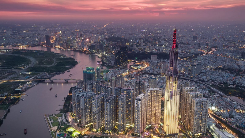Phòng nghỉ sang trọng tại Vinpearl Luxury Landmark 81
