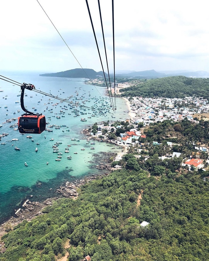 View biển từ ga An Thới Phú Quốc