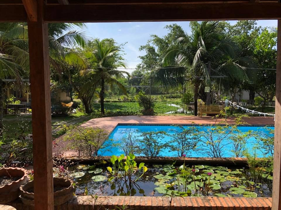 Lagi Farmstay Bình Thuận góc view hồ nước