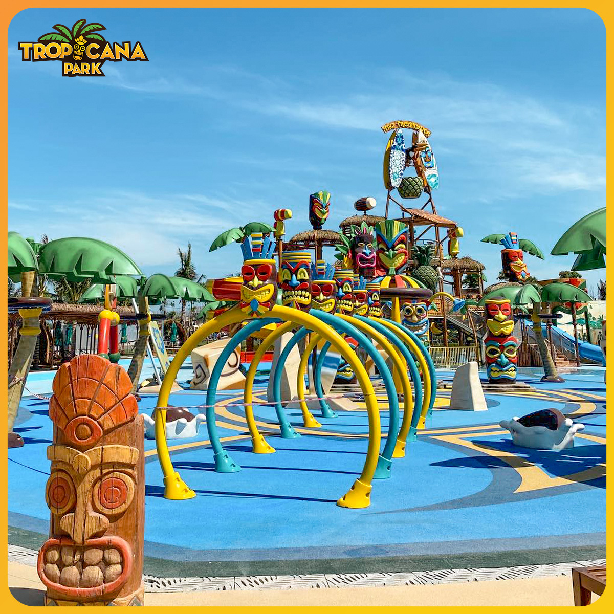 Góc check-in Tropicana Park Hồ Tràm