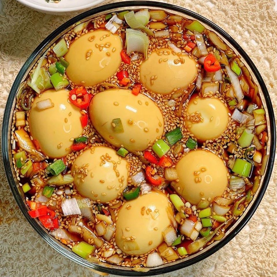 Công thức trứng ngâm tương Hàn Quốc