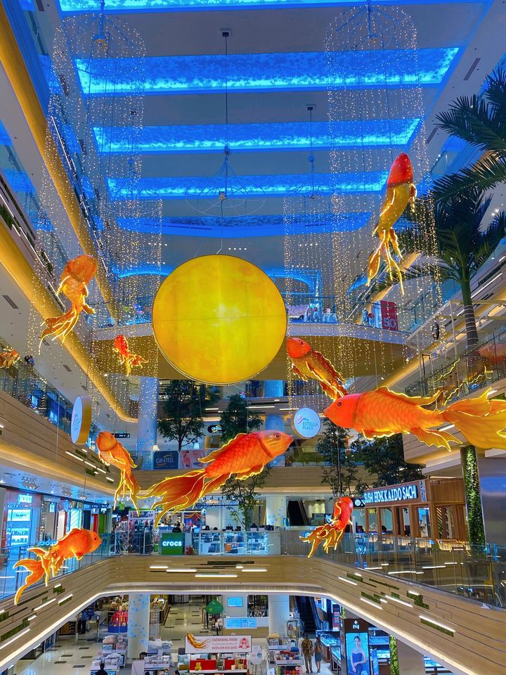 Trang trí Trung thu tại trung tâm thương mại Sài Gòn Estella Place