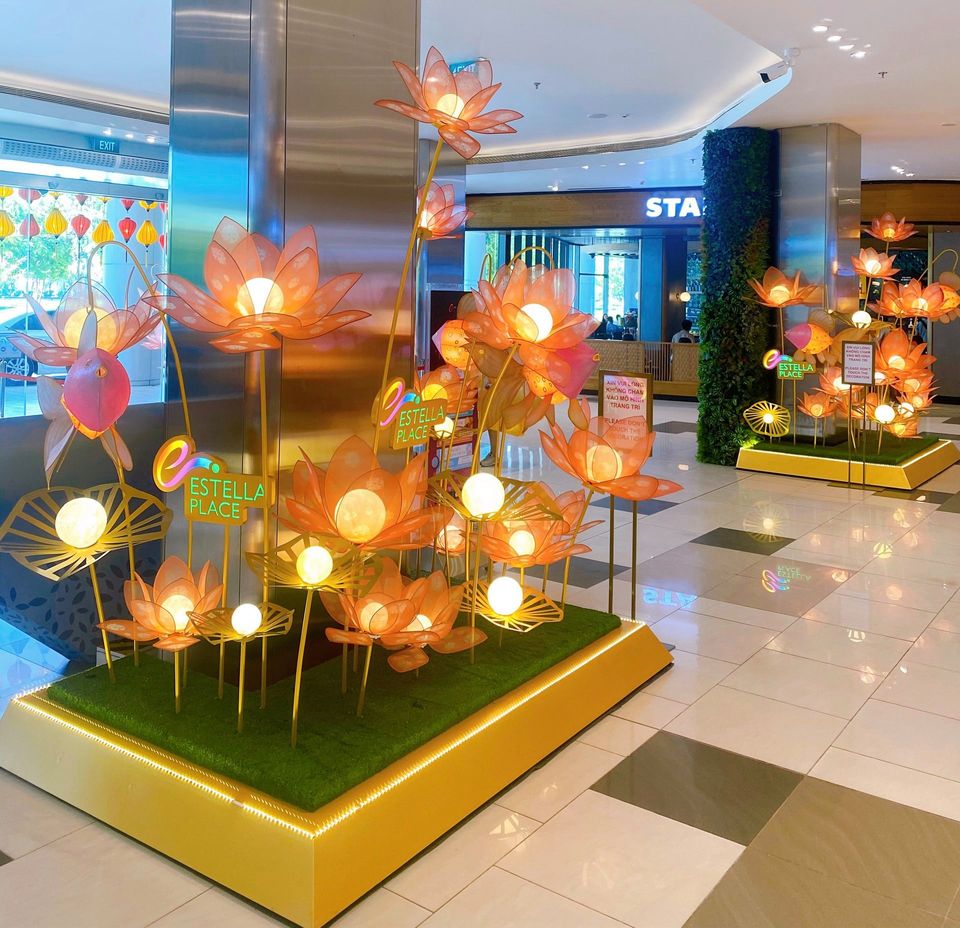Trang trí Trung thu tại trung tâm thương mại Sài Gòn Estella Place