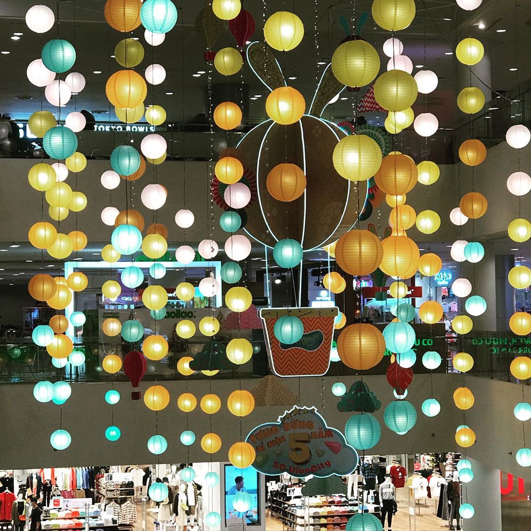 Trang trí Trung thu tại trung tâm thương mại Sài Gòn SC VivoCity