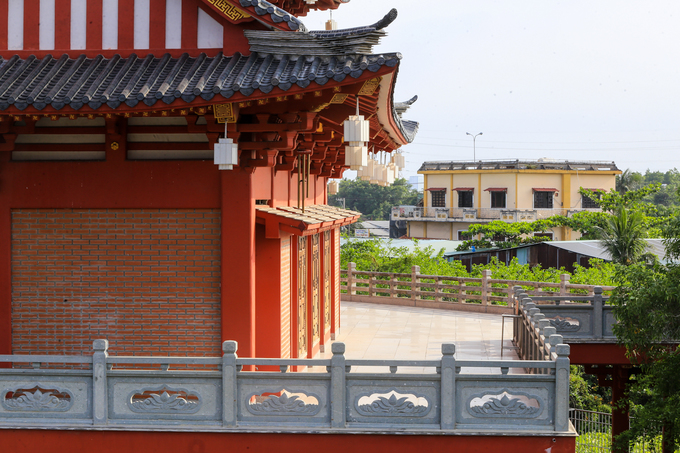 Tu viện Khánh An khu nhà tăng lồng đèn