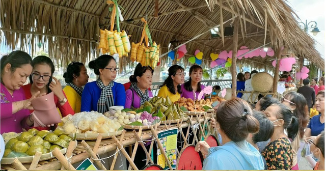 Tái hiện không gian sông nước Nam Bộ. Ảnh: vtv.vn.