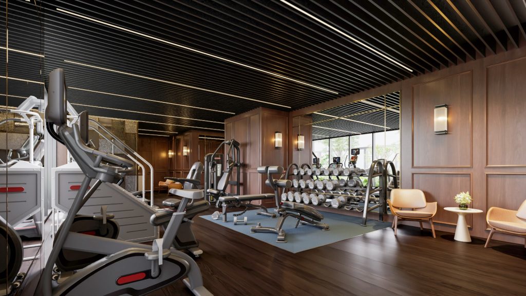 Phòng tập gym thể thao hiện đại tại khách sạn Đà Nẵng TUI BLUE