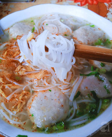 Bún mọc Kim Sơn chế biến từ nguyên liệu tươi ngon