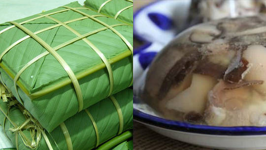 Bánh chưng xanh món ăn ngày Tết miền Bắc