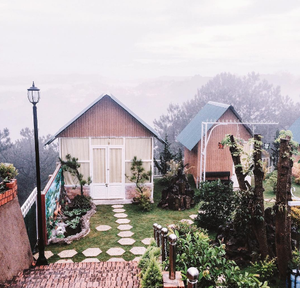 Windy Hill homestay Đà Lạt không gian xanh