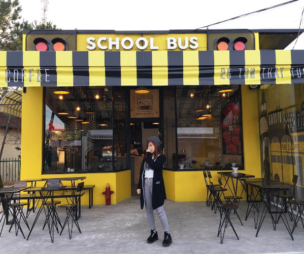 School Bus Coffee quán cà phê xe bus Đà Lạt