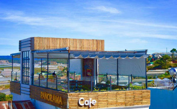 Panorama quán cà phê đẹp Đà Lạt view 360 độ