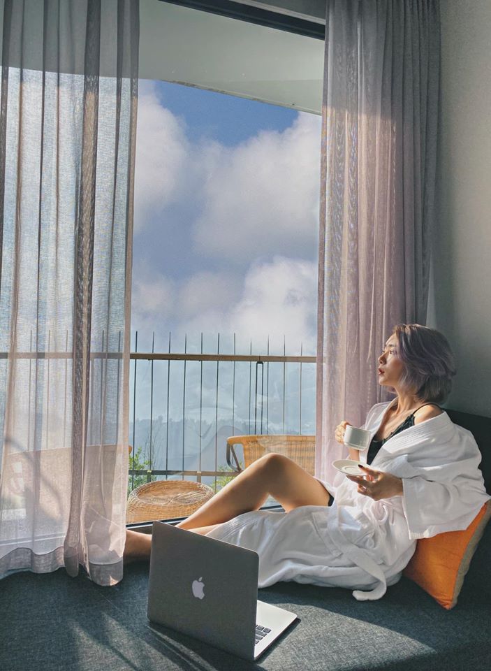 Hồ bơi nước nóng tại khách sạn Sapa Pao’s