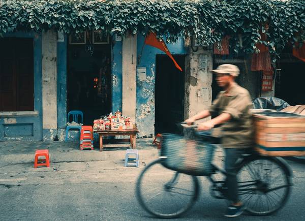 Quán trà nhỏ phố Nguyễn Quang Bích