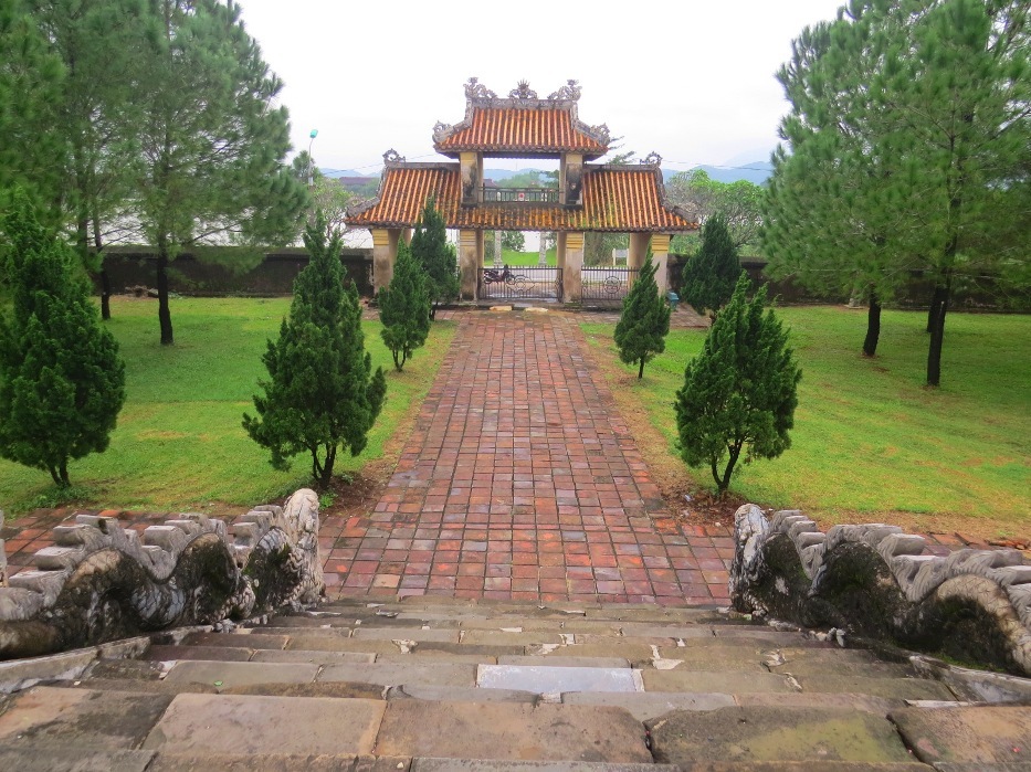Cổng chính của Văn Thánh Miếu Huế