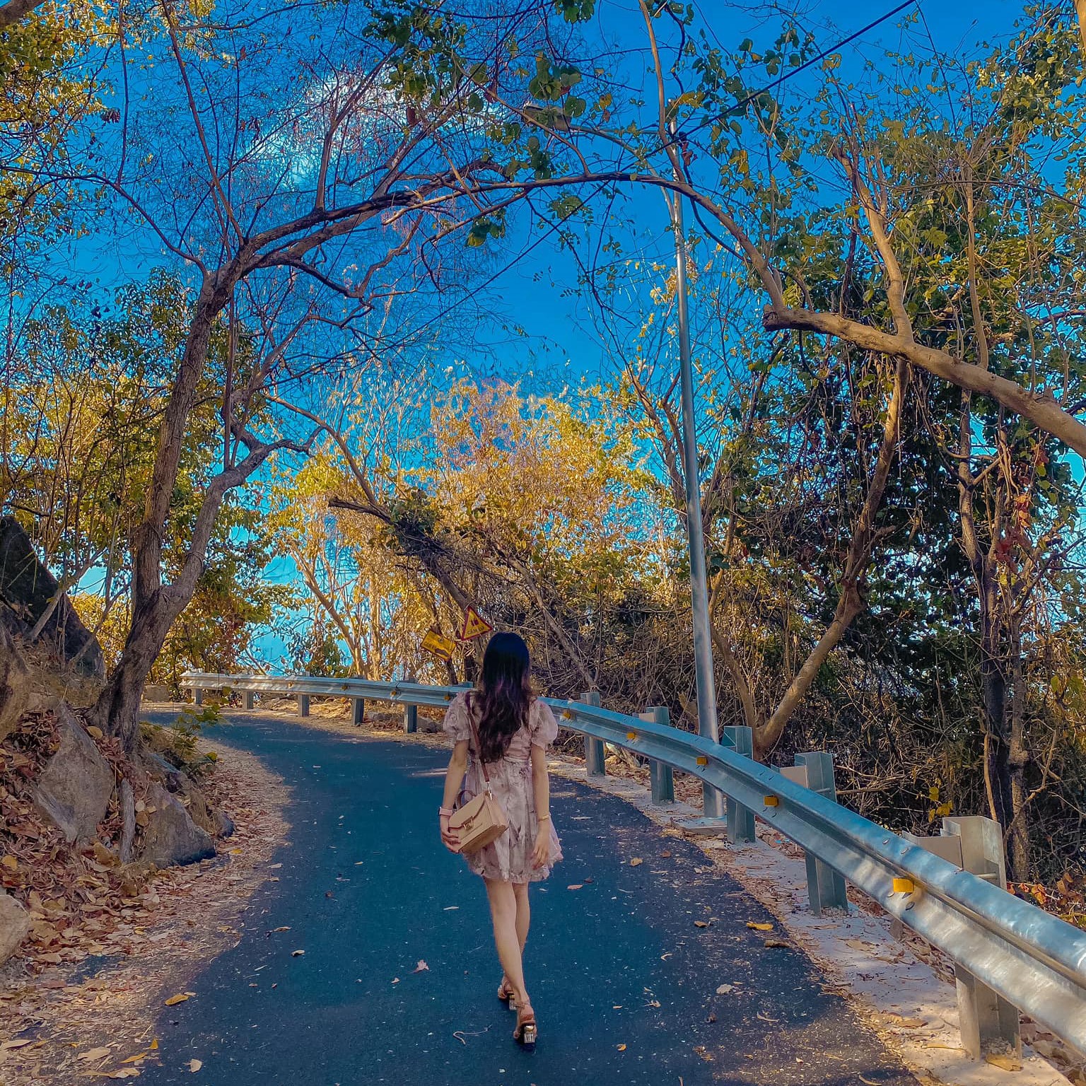 Đường lên ngọn hải đăng Vũng Tàu. Ảnh: Nguyễn Đan Thùy.