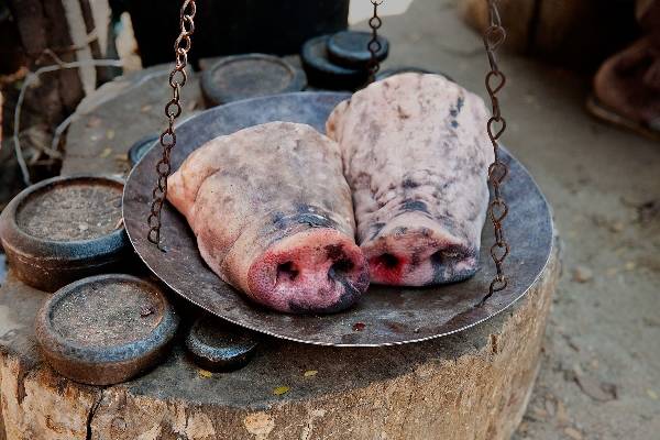 Món mũi lợn dân dã trong đời sống ẩm thực đường phố Myanmar