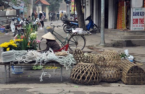 Những món đồ quê giản dị tại làng cổ Đường Lâm