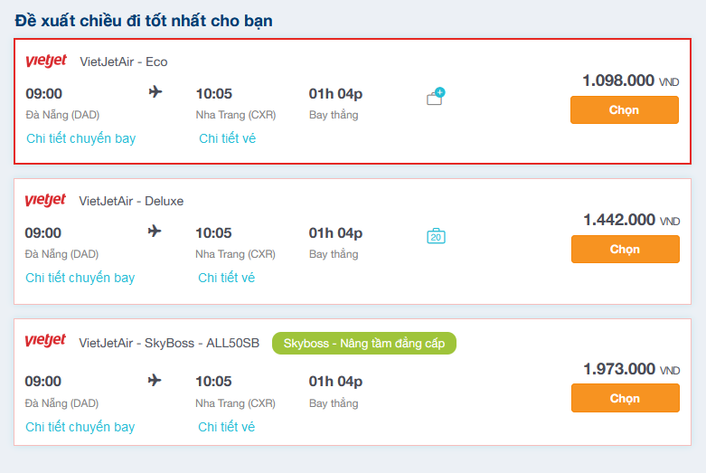Đà Nẵng đi Nha Trang.