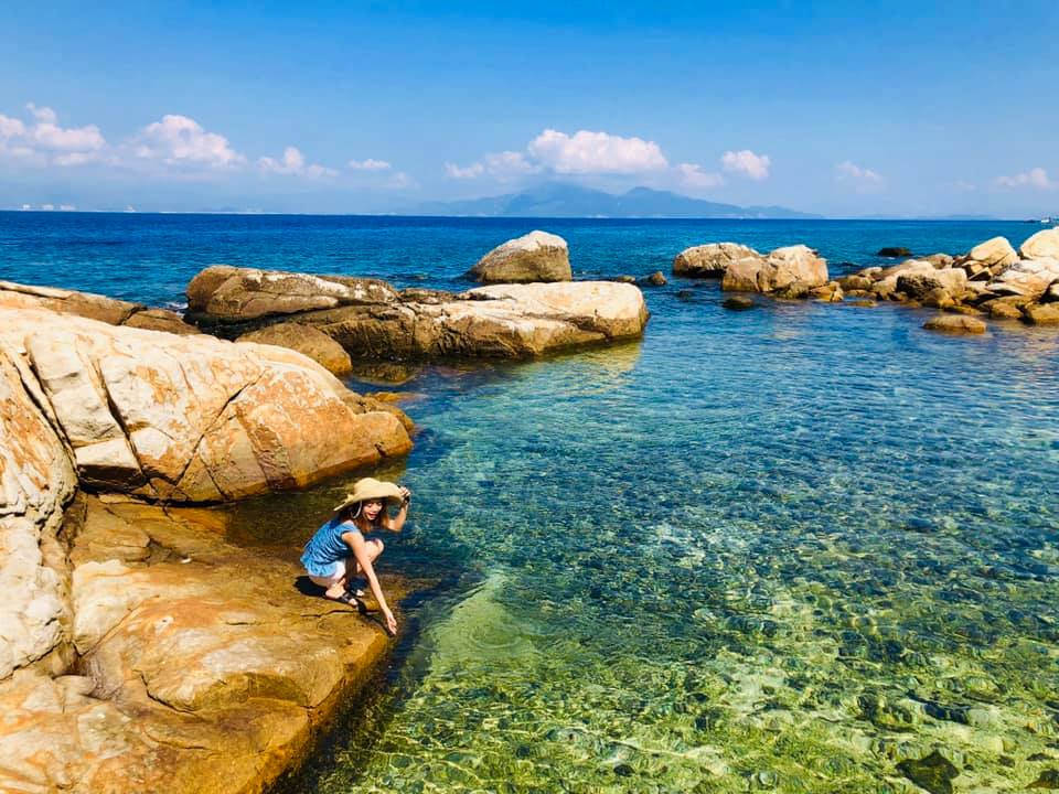 Biển Nha Trang. Ảnh: Fb Quỳnh Như.
