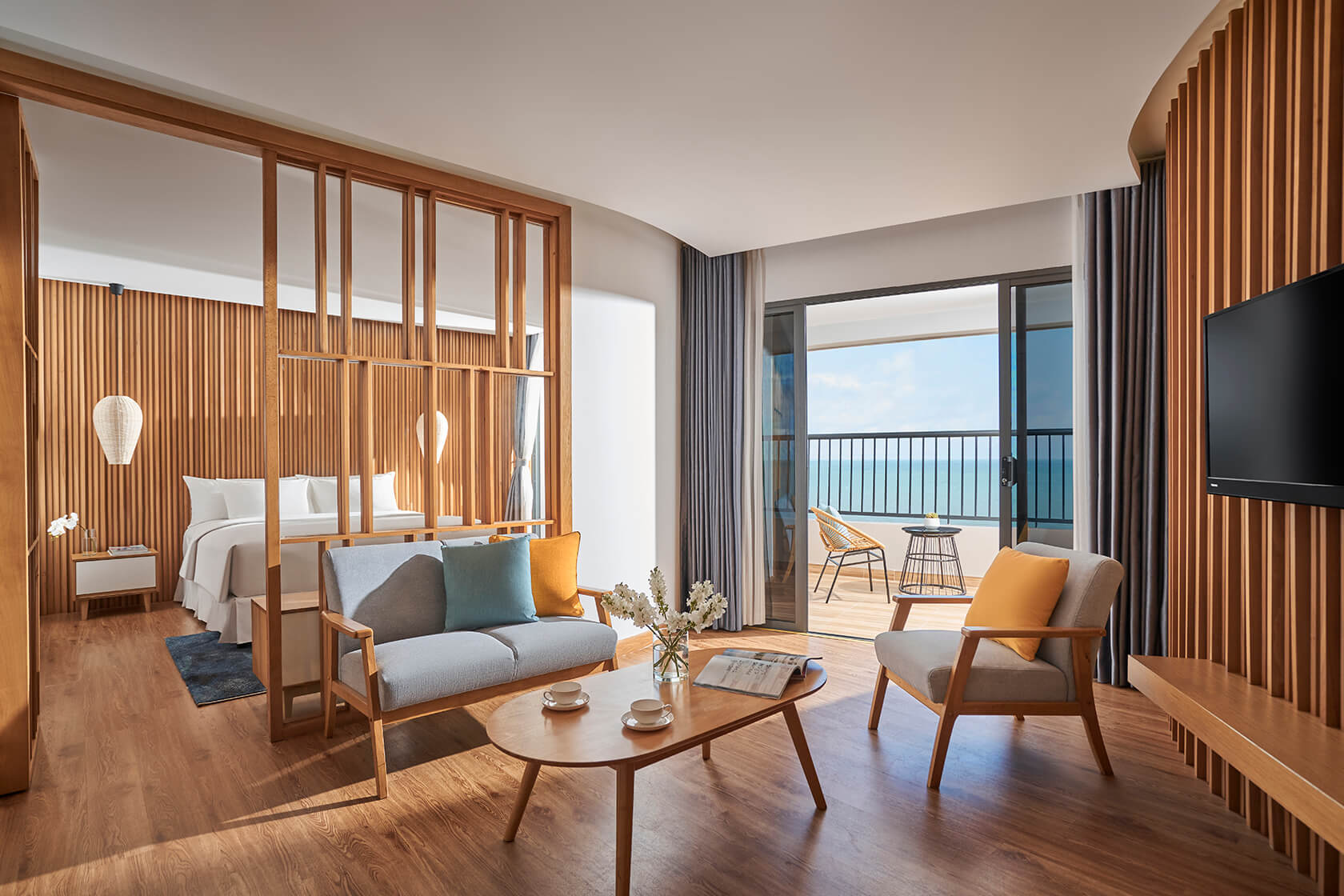 Phòng Executive Suite hướng biển tại Vias Vũng Tàu