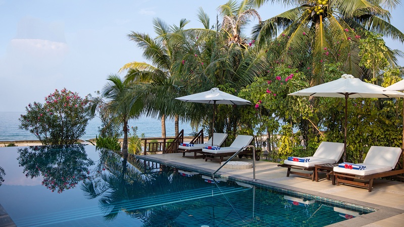 Không gian hồ bơi Victoria Resort Mũi Né Không gian hồ bơi Victoria Resort Mũi Né