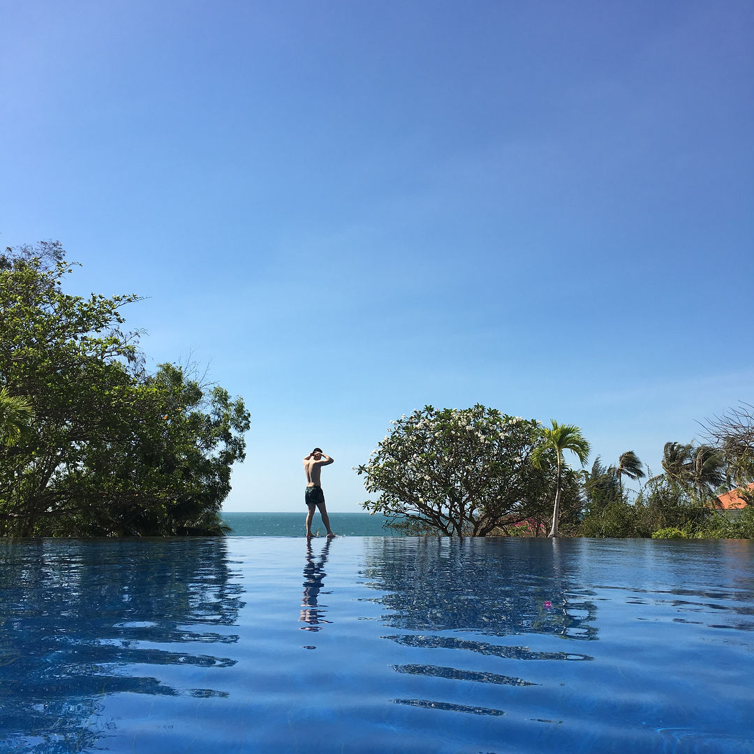 Hồ bơi vô cực Victoria Phan Thiết Beach Resort Hồ bơi vô cực tại Victoria Phan Thiết Beach Resort.