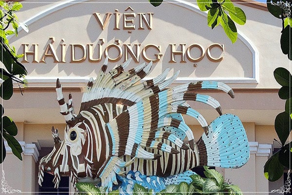 Khu trưng bày tại Viện Hải dương học Nha Trang