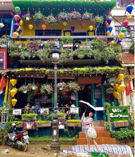 Viet Emotion quán cafe đẹp ở Sapa phố Cầu Mây