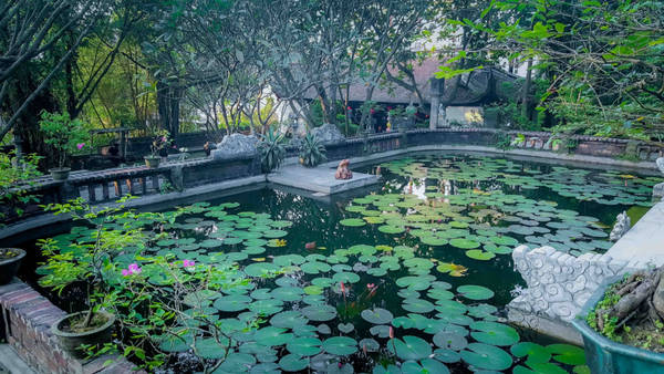 Nhà cổ 5 gian hai chái bằng gỗ lim diện tích 120m2 tại Việt Phủ Thành Chương.