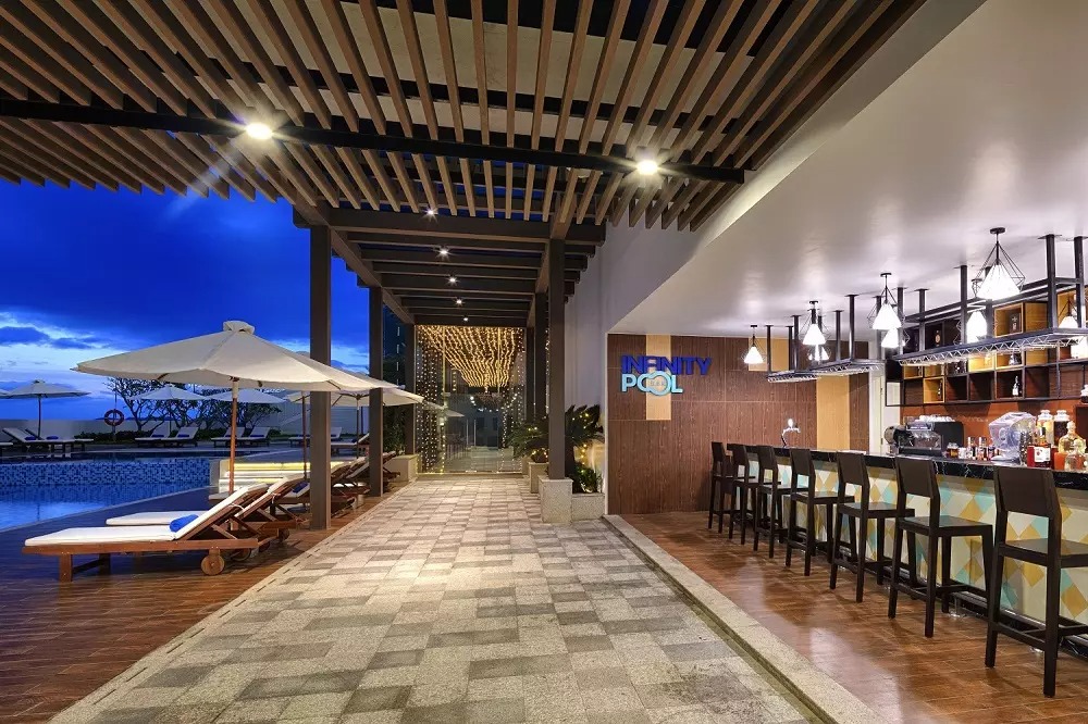 Phòng Studio hiện đại hướng phố tại Vinpearl Beachfront