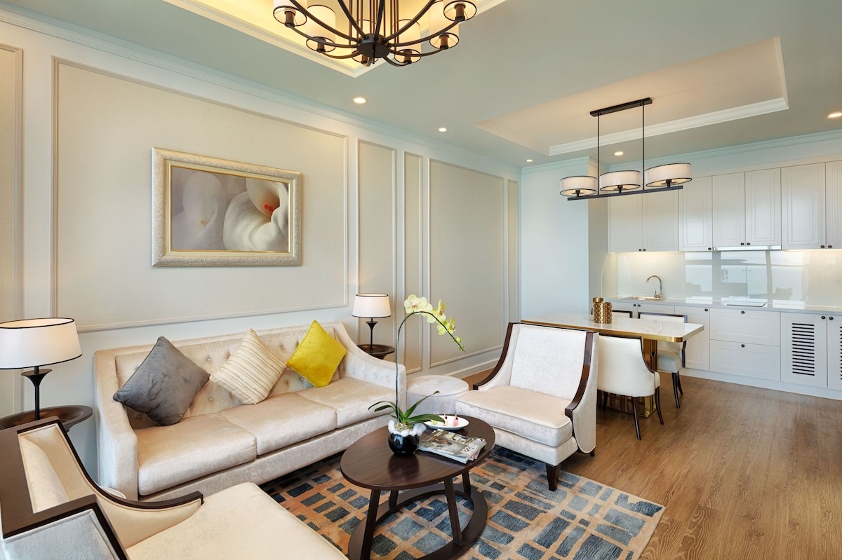 Không gian thư giãn Vinpearl Beachfront Nha Trang