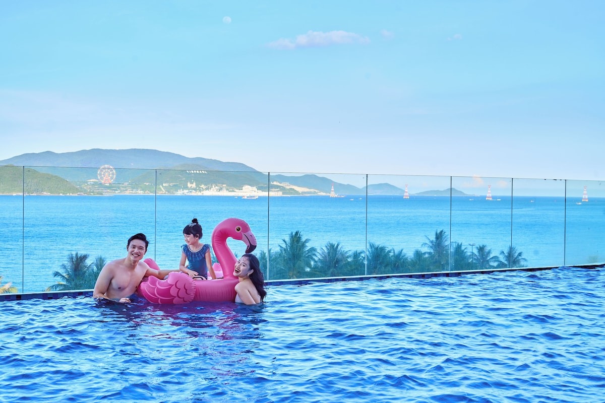 Phòng nghỉ hiện đại tại Vinpearl Beachfront