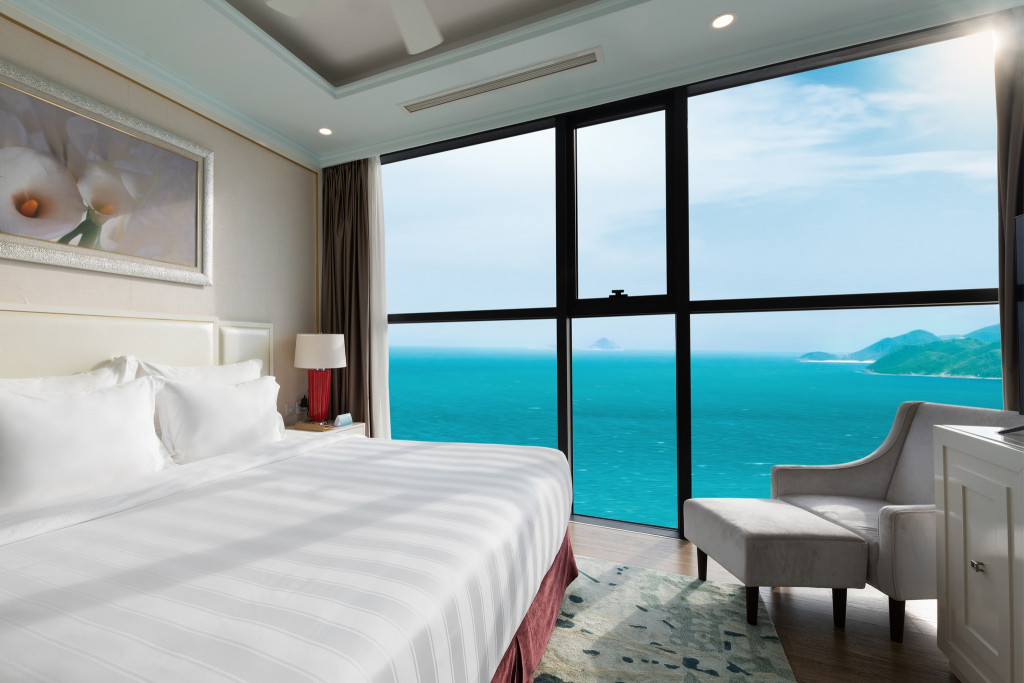 Không gian phòng nghỉ Vinpearl Beachfront Nha Trang Không gian phòng nghỉ Vinpearl Beachfront Nha Trang