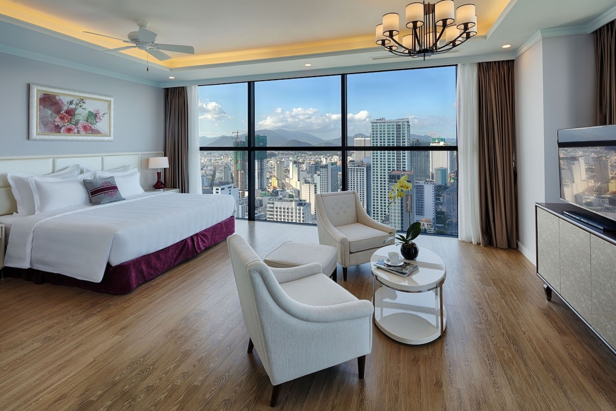 Không gian căn hộ Vinpearl Beachfront Nha Trang