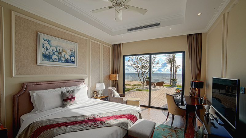 Vinpearl Discovery Greenhill Phú Quốc không gian phòng ngủ