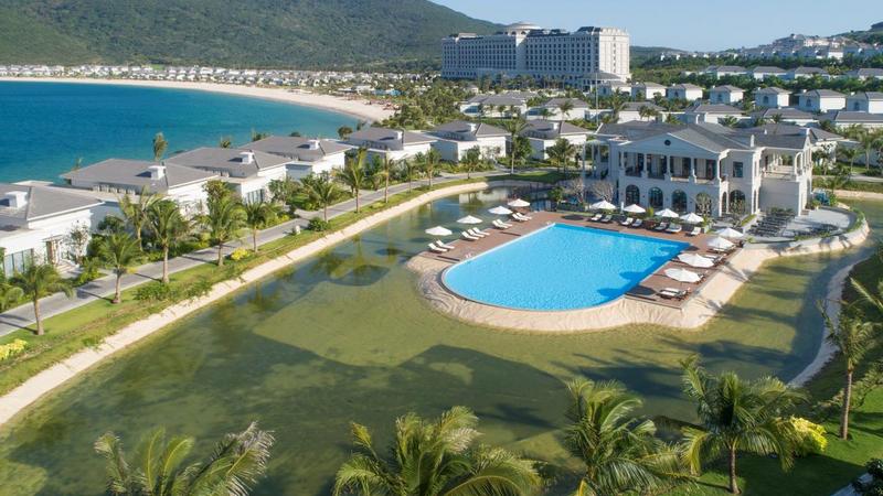 Toàn cảnh Vinpearl Discovery Nha Trang hướng biển Khu nghỉ dưỡng Vinpearl Discovery Nha Trang sang trọng