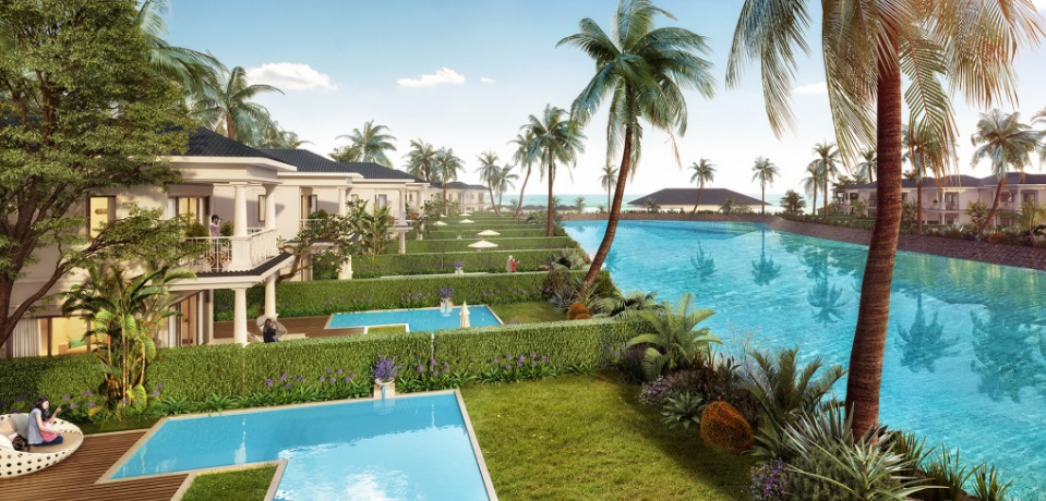Kiến trúc hiện đại của biệt thự Vinpearl Nha Trang Long Beach