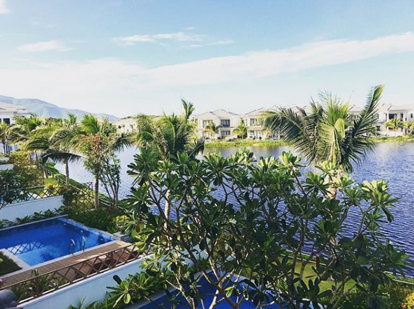 Hồ bơi riêng tư tại biệt thự Vinpearl Nha Trang