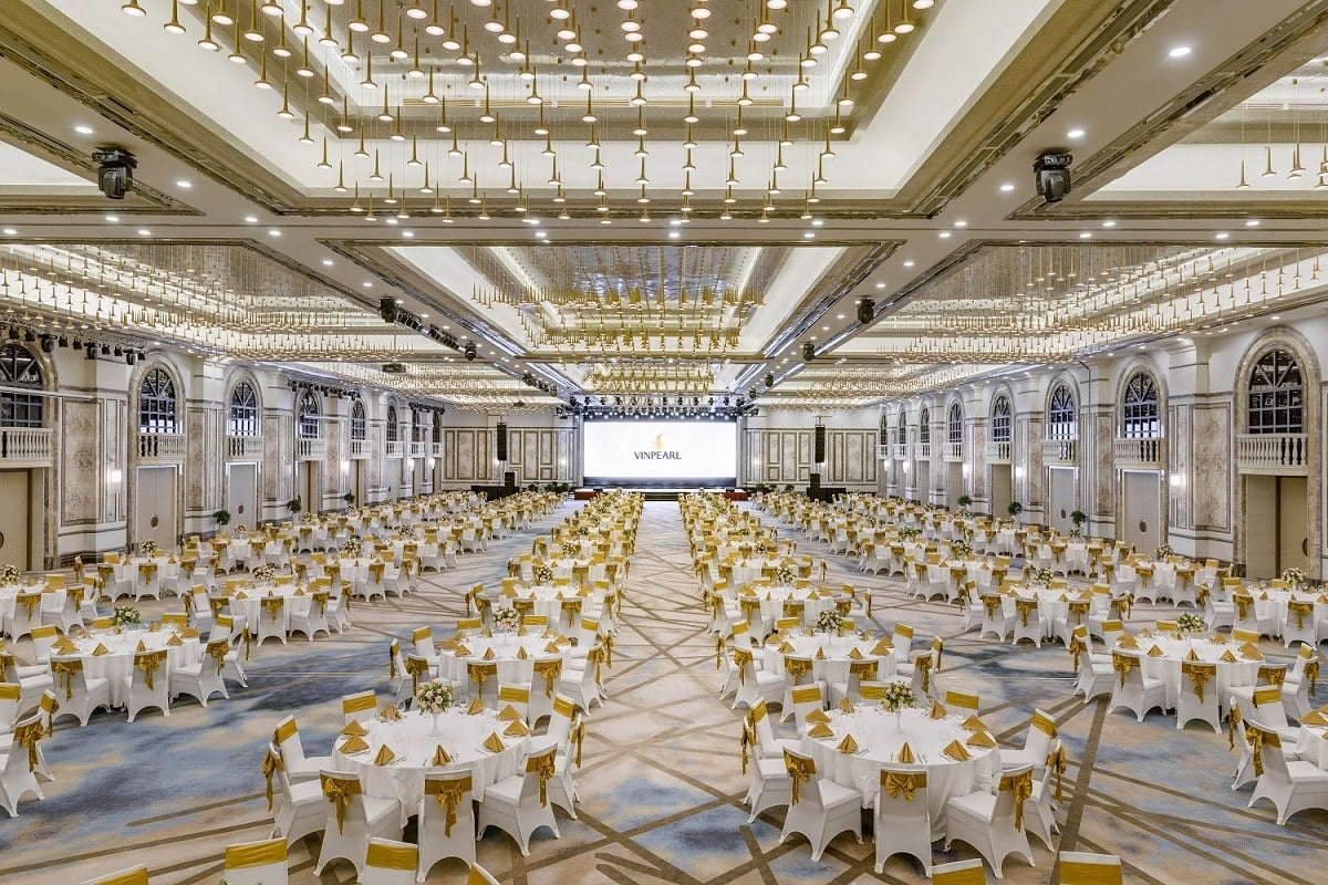 Phòng tổ chức sự kiện Crystal Ballroom Vinpearl Resort Nha Trang